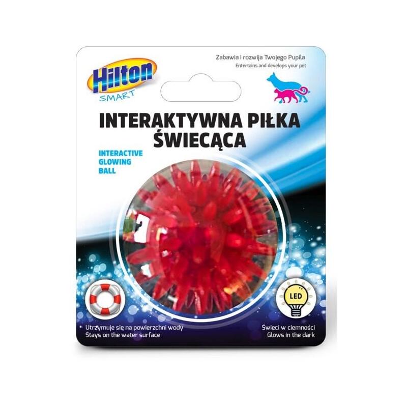 Hilton smart bola interactiva brillante 5cm para perro gato
