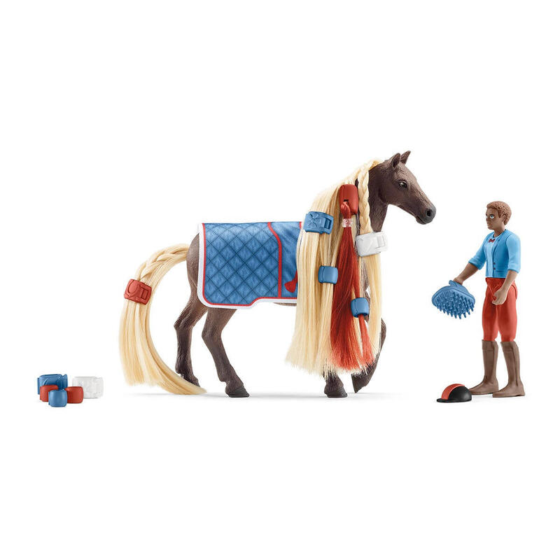 Horse club sofia»s beauties leo & rocky starter set, spielfigur 42586