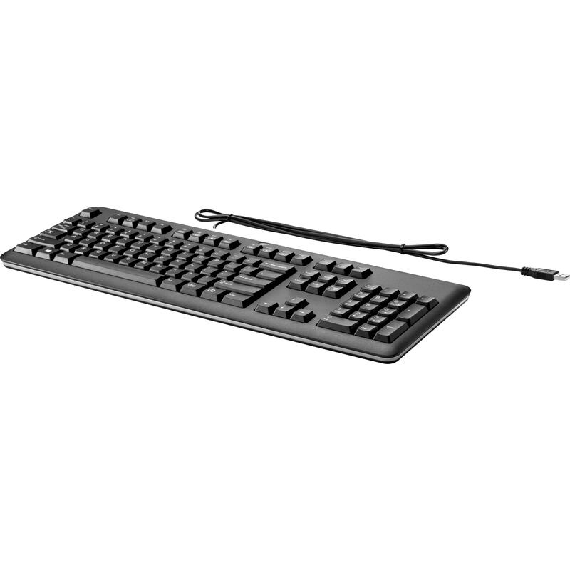 Hp teclado usb frances negro retail