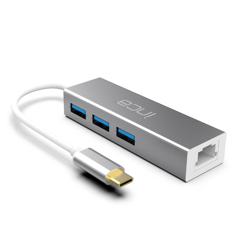 Inca adaptador itpc-4 typ c  2xhdmi 4k30hz,1xusb-a,1xusb-c
