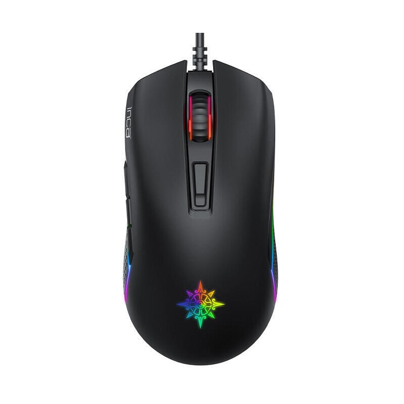 Inca gaming raton img-gt14 3600 dpi, rgb, 7 botones, usb