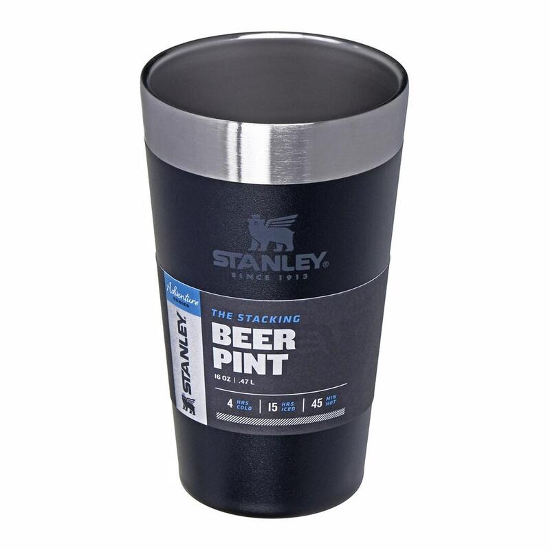 Jarra de cerveza tÉrmica stanley adventure negro mate 0,47 l