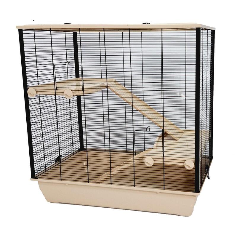 Jaula para un hamster inter-zoo frodo + plastic beige