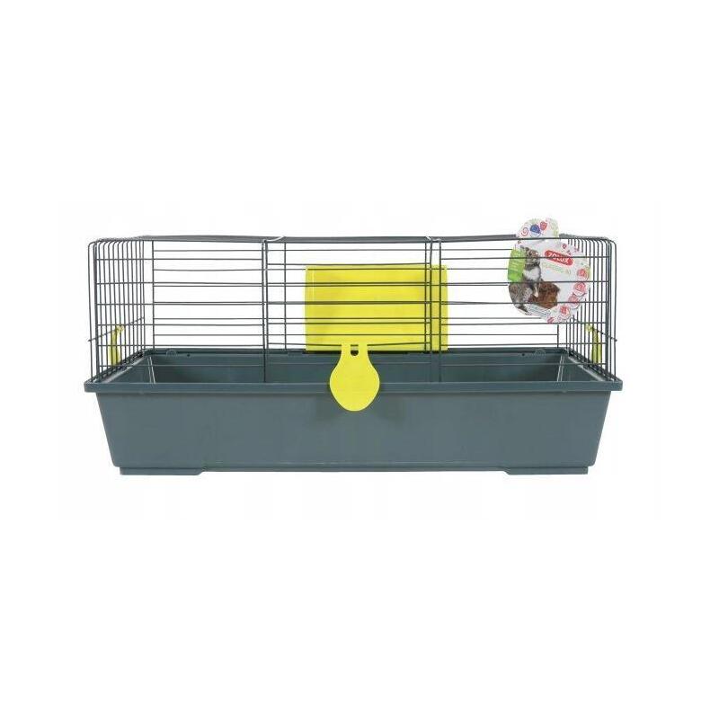 Jaula zolux classic 80 cm, color: gris / aguamarina