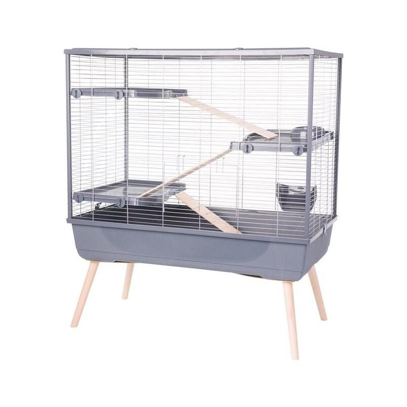 Jaula  zolux neolife 100 xl grey  para conejos