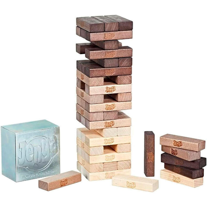 Jenga rustic – juego de torre de madera»