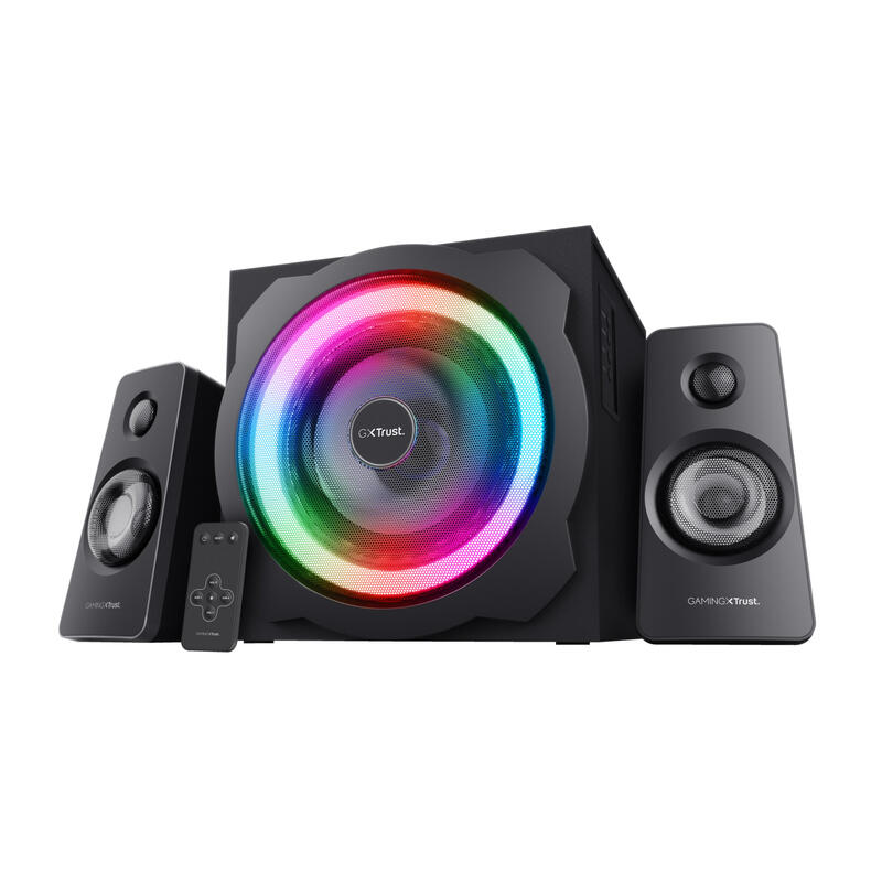 Juego de altavoces trust gxt 629 tytan 2.1 rgb 22944 2.1, negro