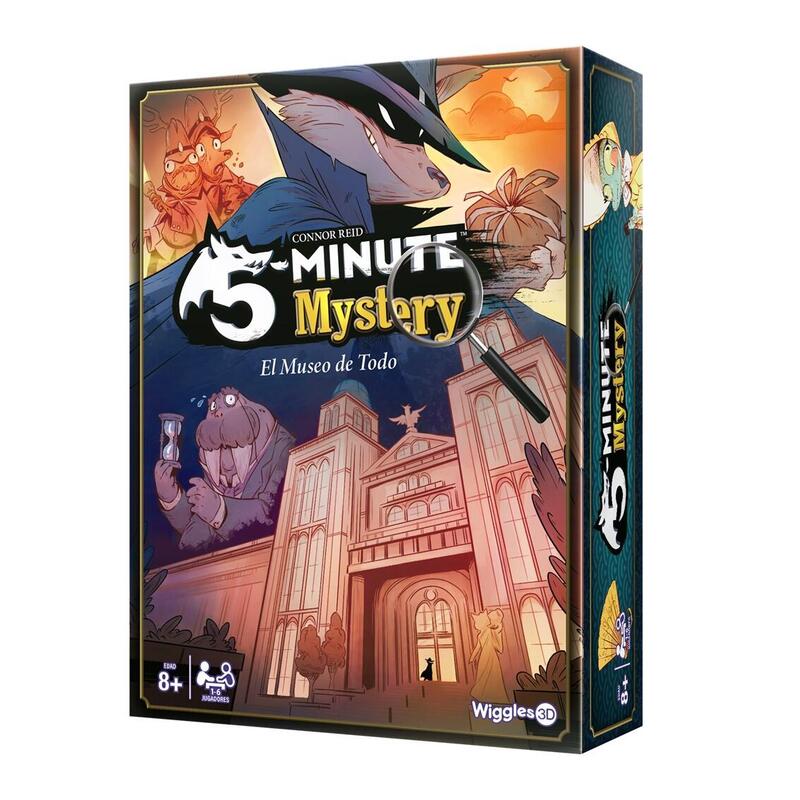 Juego de mesa 5 minutes mystery edad recomendada 8 aÑos