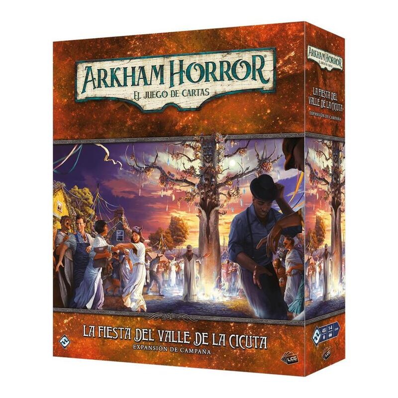 Juego de mesa arkham horror lcg la fiesta del valle de la cicuta expansion campaÑa edad recomendada 14 aÑos