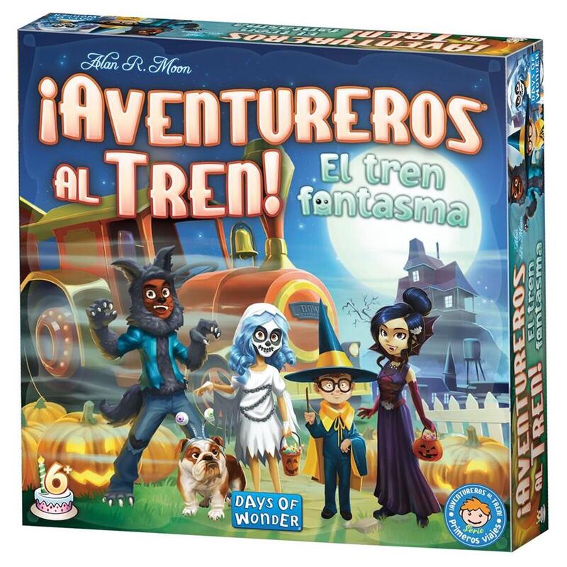 Juego de mesa aventureros al tren! el tren fantasma pegi 6