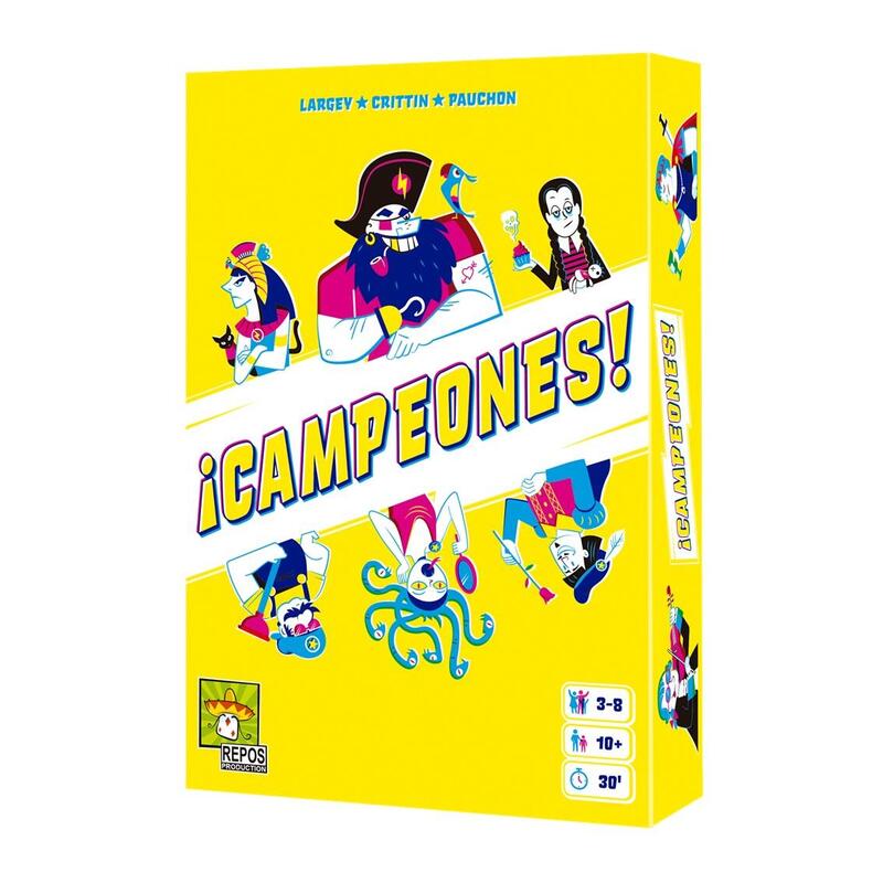Juego de mesa ¡campeones! edad recomendada 10 aÑos