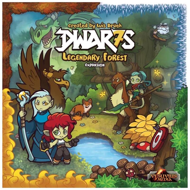 Juego de mesa dwar7s bosque legendario expansion edad recomendada 13 aÑos idioma ingles