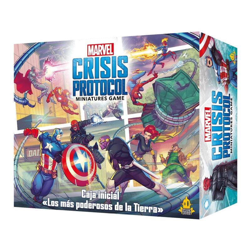 Juego de mesa marvel crisis protocol caja inicial los mas poderosos de la tierra edad recomendada 14 aÑos