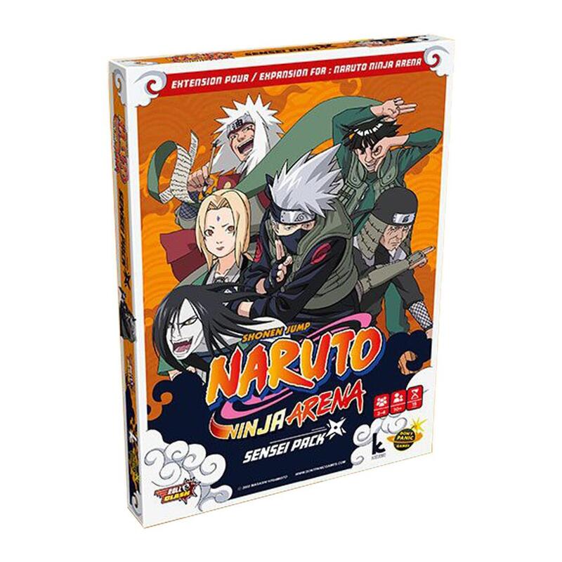 Juego de mesa naruto ninja arena sensei pack edad recomendada 10 aÑos (ingles)