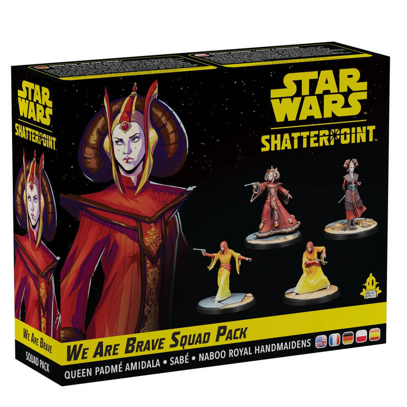 Juego de mesa star wars shatterpoint we are brave squad pack edad recomendada 14 aÑos