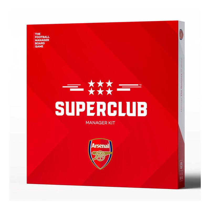 Juego de mesa superclub arsenal manager kit ingles
