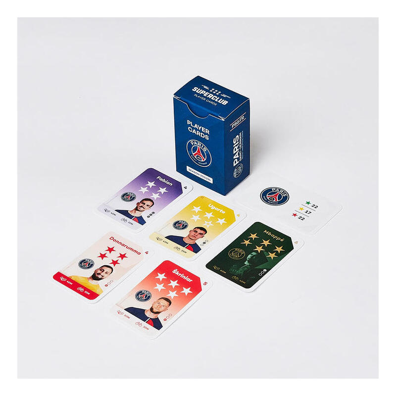 Juego de mesa superclub psg player cards 2023 24 ingles