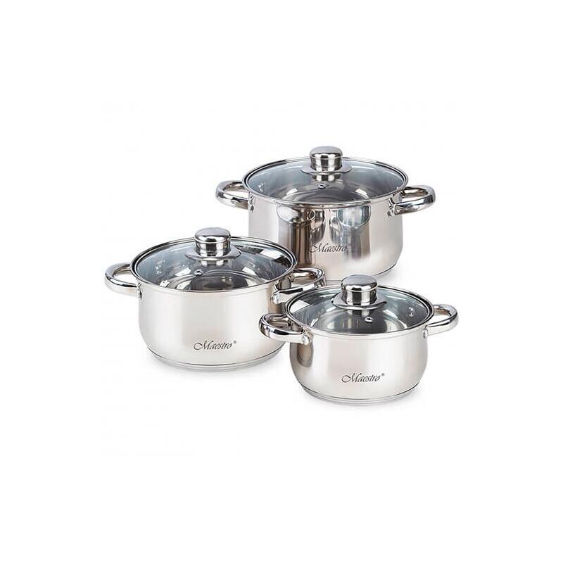 Juego de ollas maestro mr-2020-6m 6 elementos