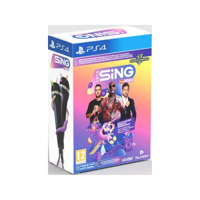 Juego lets sing 2024 + 2 micros playstation 5