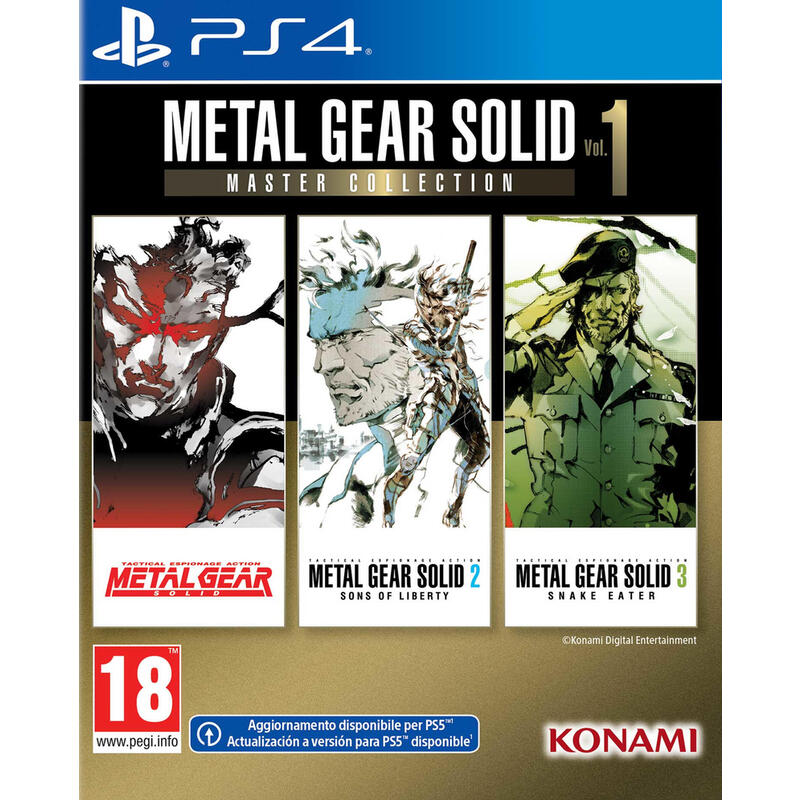 Juego metal gear solid: master colct. v1 playstation 4