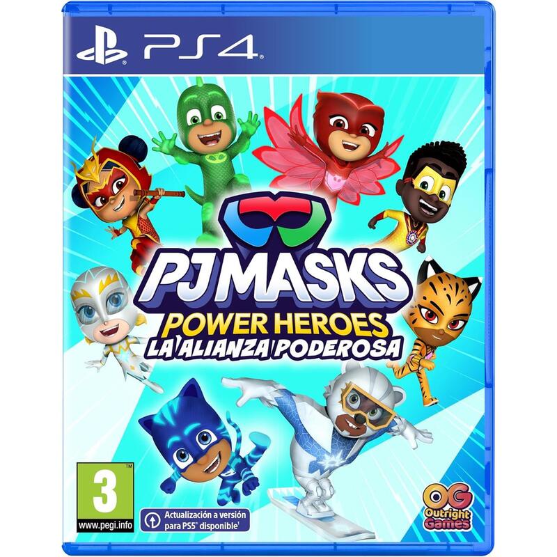 Juego pj masks power heroes: la alianza poderosa playstation 4