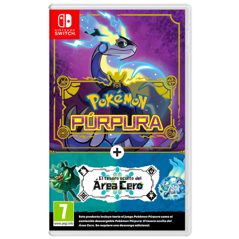 Juego pokemon purpura + expansiÓn tesoro oculto del area cero switch