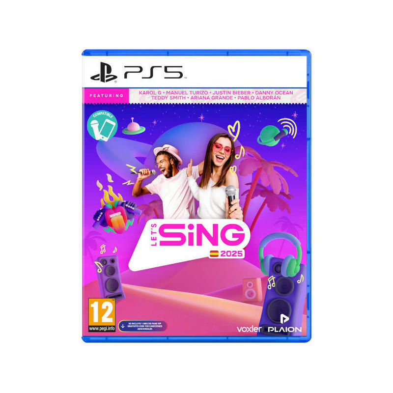 Juego ps5 lets sing 2025 s.v.