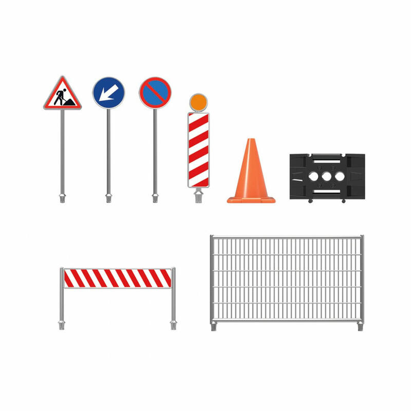 Juego set de obra construcción 1:20 38 piezas 6+