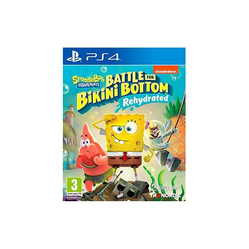 Juego spongebob squarepants battle for bikini bottom rehydrated playstation 4