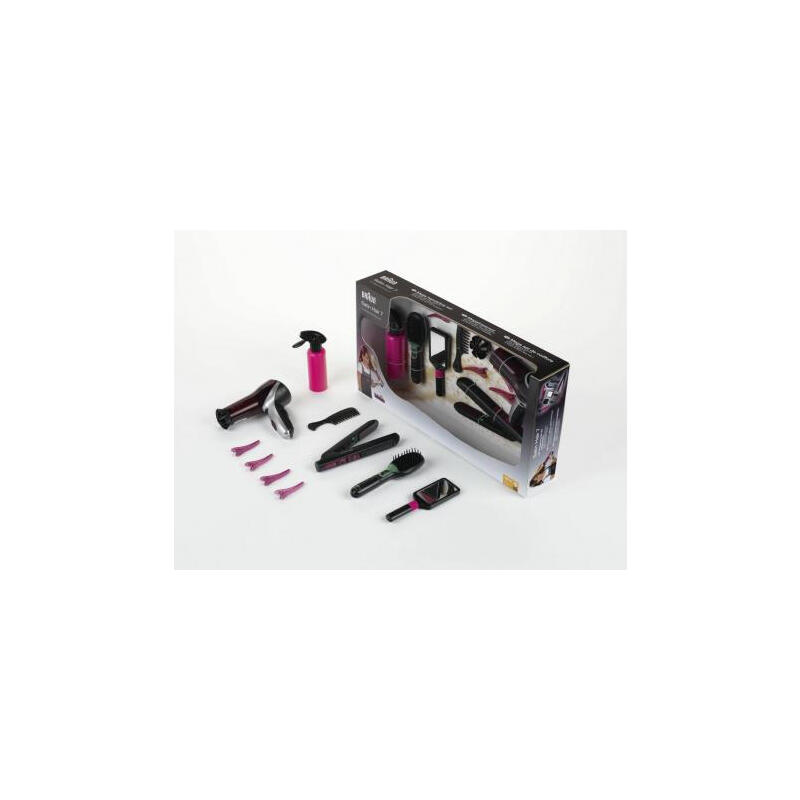 Juguete theo klein mega set de peluquerÍa de braun, infantil negro/rosa 5873