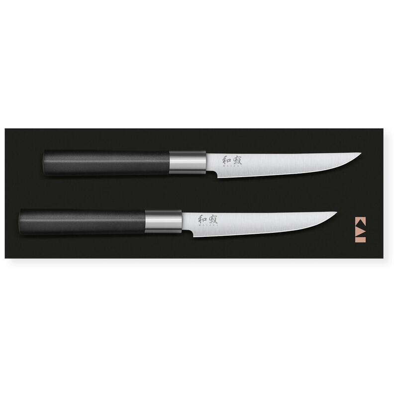 Kai wasabi black steak knife set 67s-4