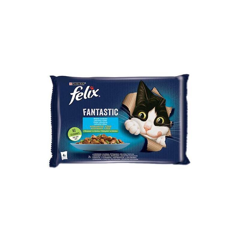 Karma felix pescado fantÁstico con verduras 4x85g