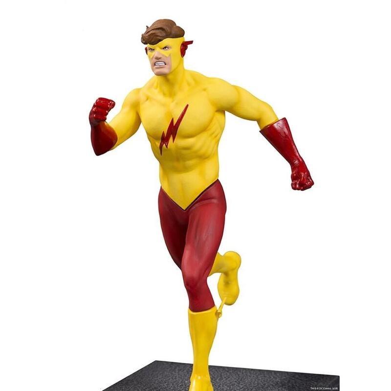 Kid flash estatua 16 cm multi – part universo dc teen titans