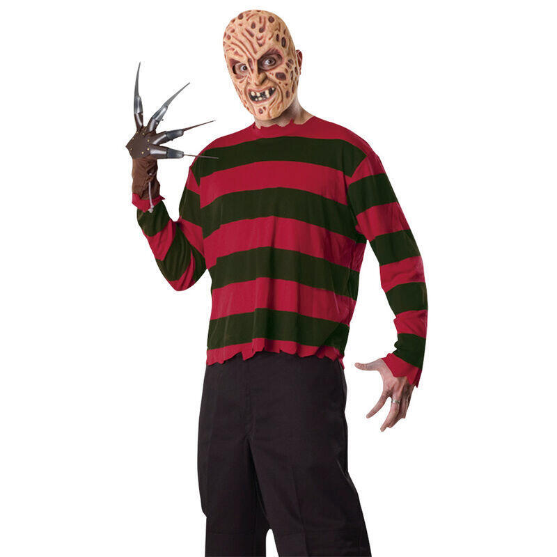 Kit disfraz freddy krueger – pesadilla en elm street adulto