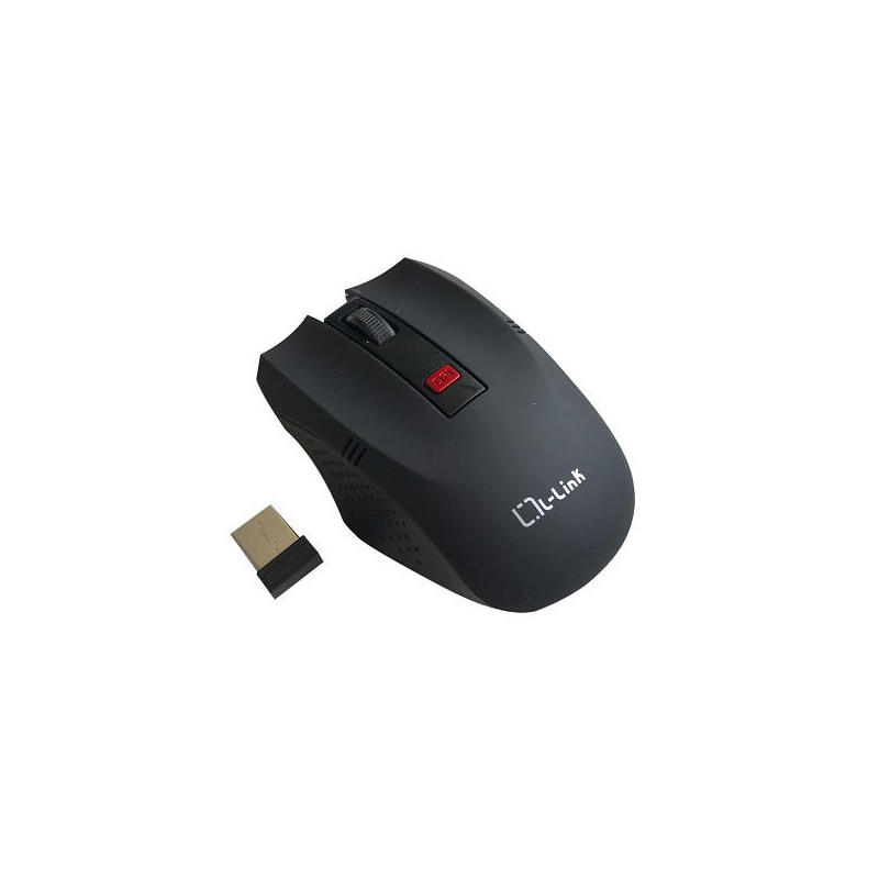 L-link raton inalambrico usb 1600dpi negro ll-2095-n