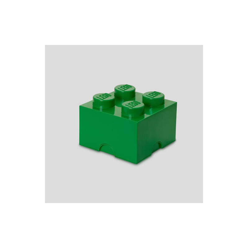 Ladrillo de almacenamiento lego 4 verde