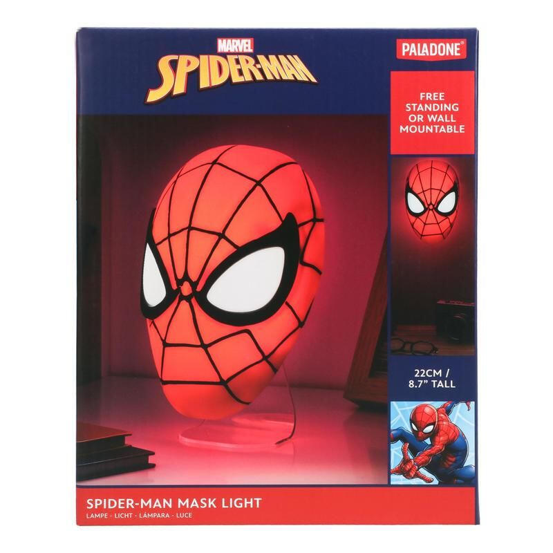 Lampada  paladone marvel spiderman mask light
