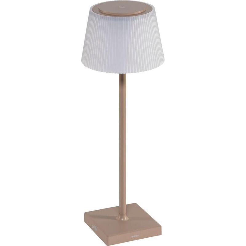 Lámpara de mesa led century margo tortora 4w 3000k dim. ip54