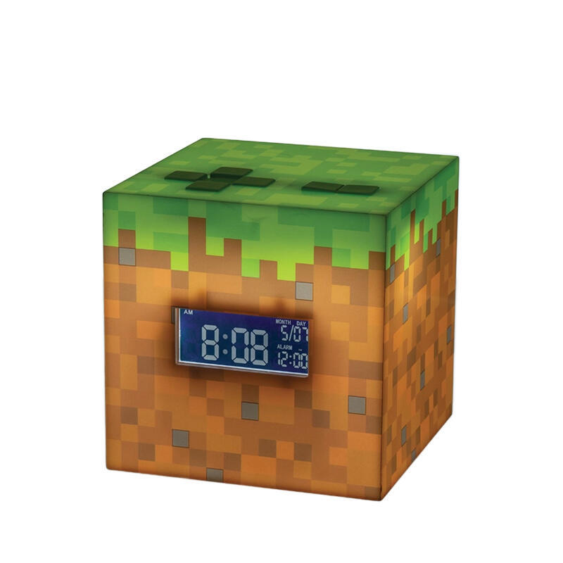 Lampara despertador paladone minecraft bloque