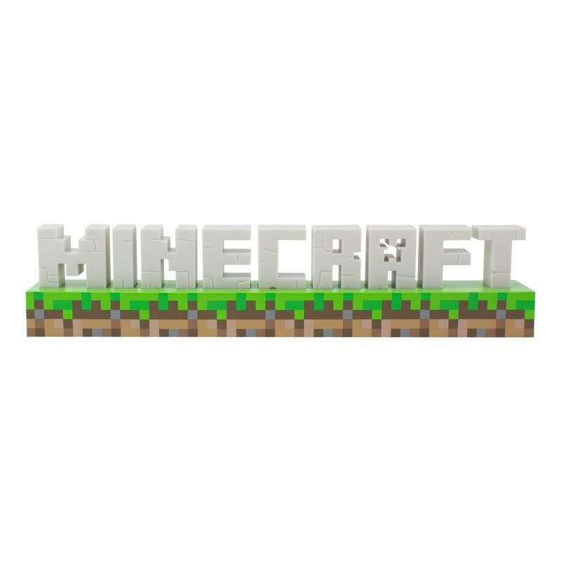 LÁmpara logo minecraft