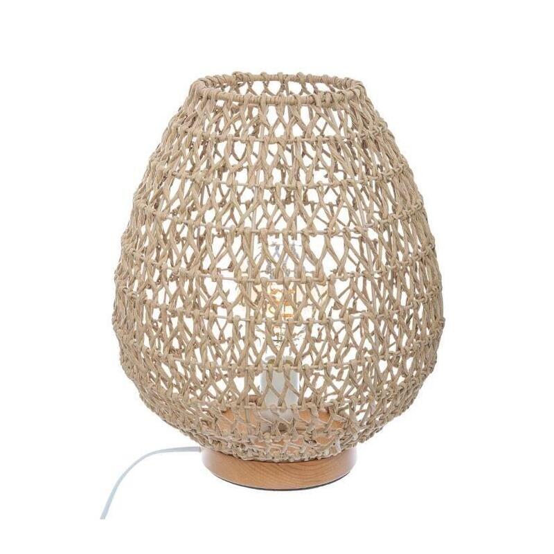 Lampara sobremesa arena e27 col. ‘tressÉ’ 35,5x30cm