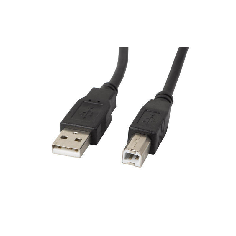 Lanberg ca-usba-11cc-0005-bk usb cable 0,5 m 2.0 usb b black