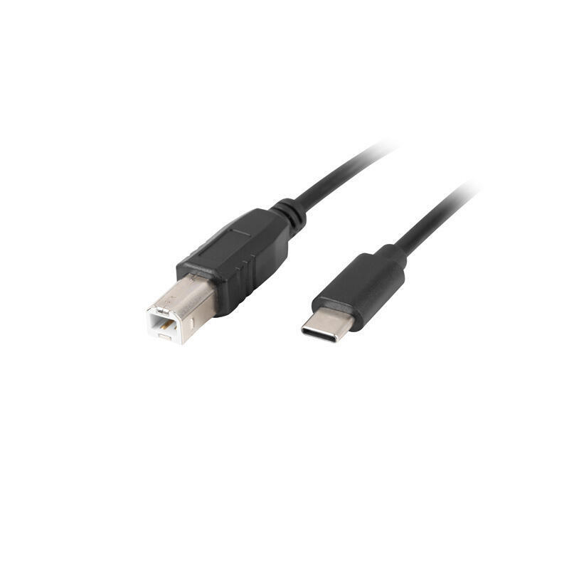 Lanberg ca-usba-14cc-0030-bk cable 3m usb 2.0 usb c usb b ferrita negro