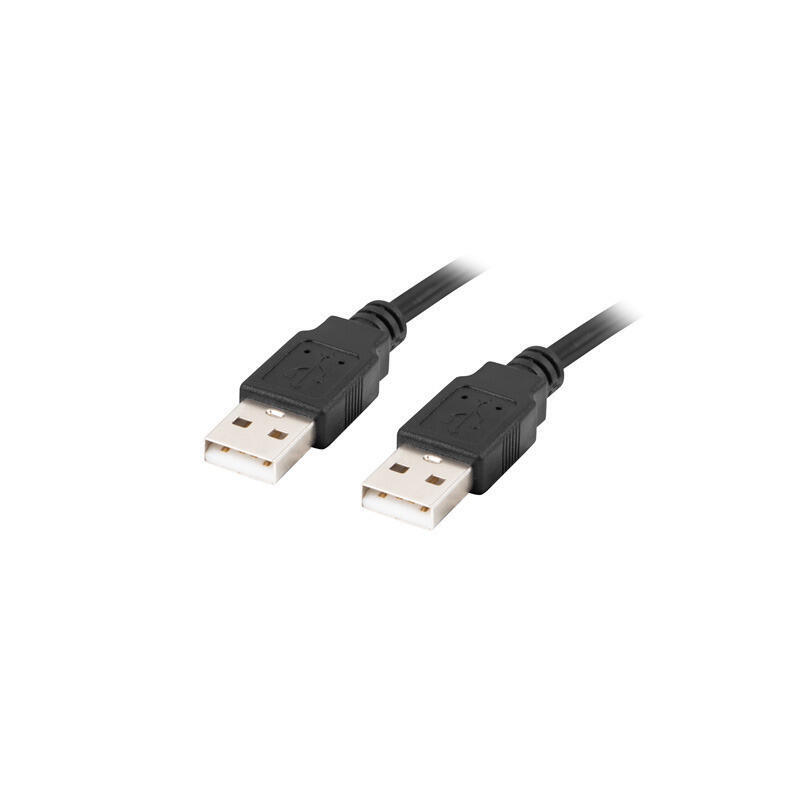 Lanberg cable usb-a m/m 2.0 0.5m negro