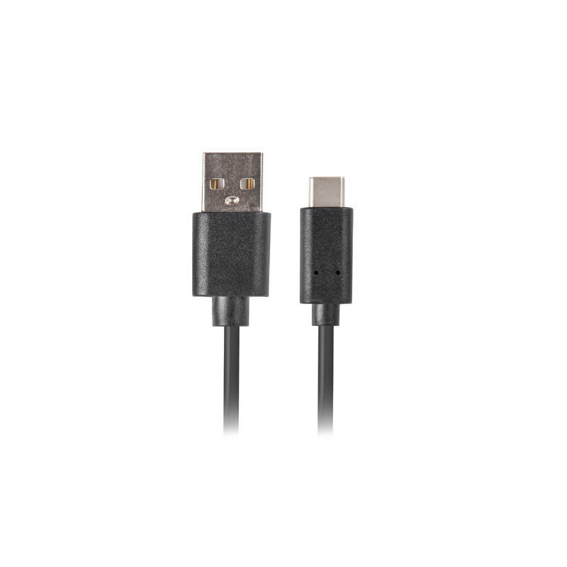 Lanberg cable usb ca-usbo-20cu-0018-bk conectores usb-a a usb tipo-c qc 3.0 1.8m negro