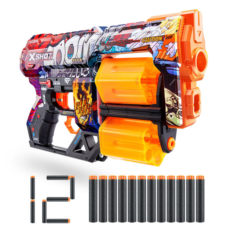 Lanzador zuru x-shot – dread boom, dart blaster 36517a