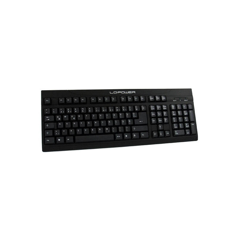 Lc-power lc-key-902de, teclado de oficina estÁndar de, usb, negro