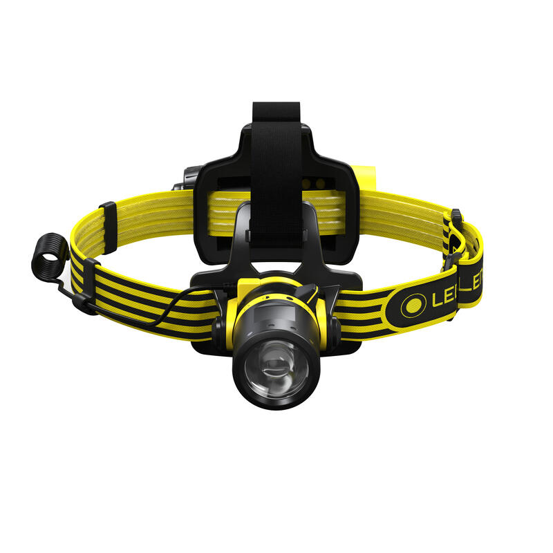 Led lenser exh8r linterna frontal negro amarillo 200lm