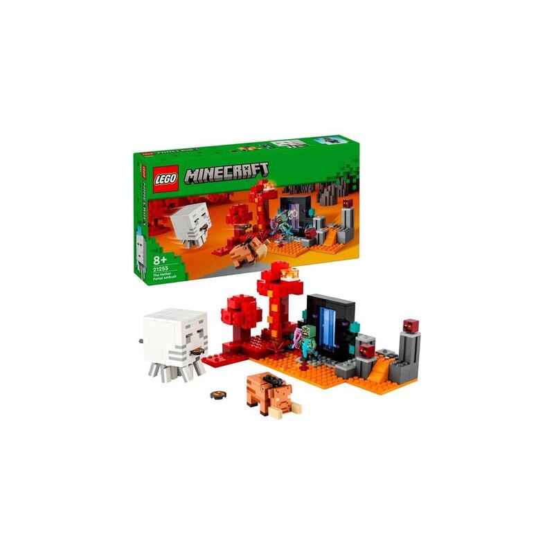 Lego 21255 minecraft nether portal ambush