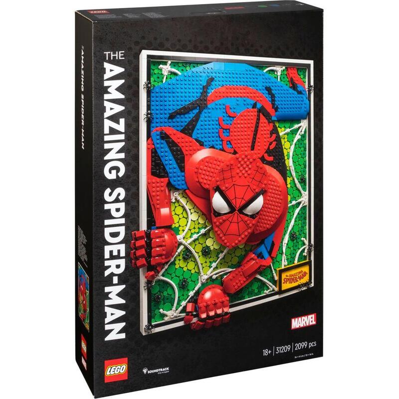 Lego 31209 art the amazing spider-man, juguete de construcciÓn 31209